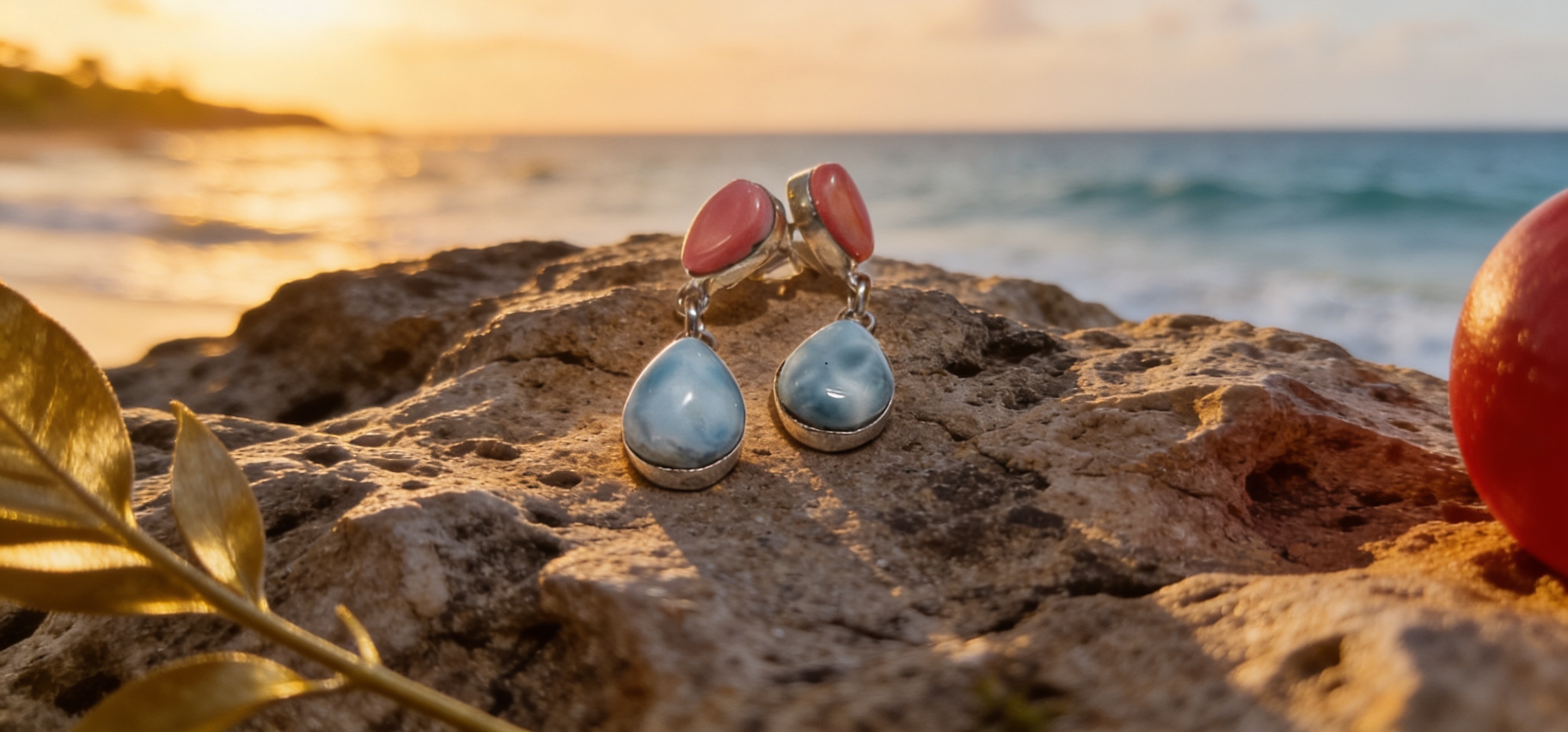 Conch Shell Drop Earrings