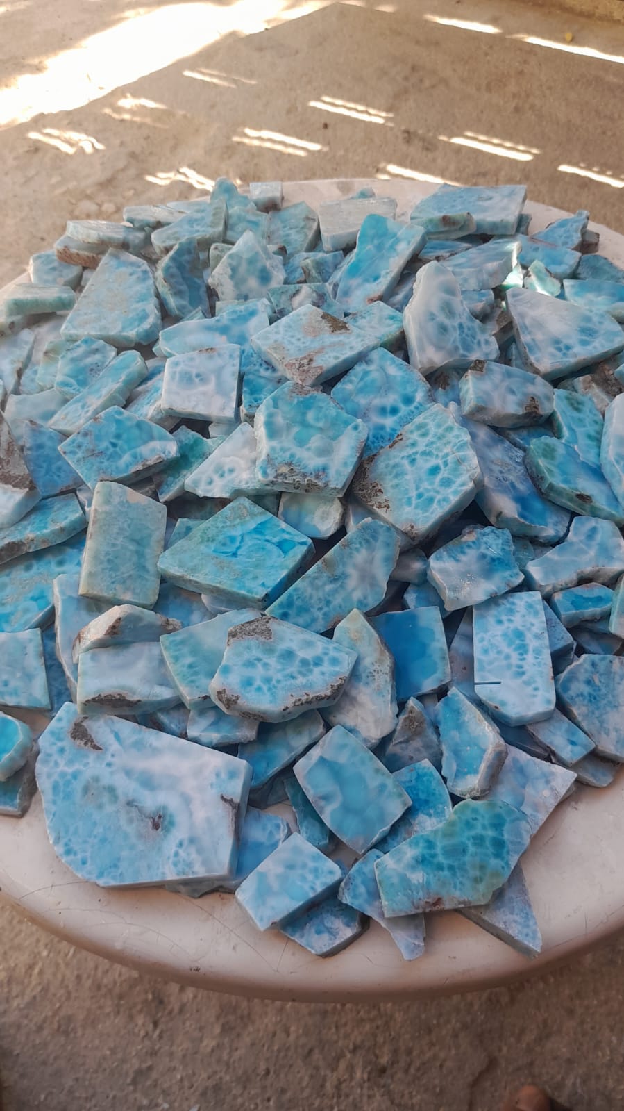 Larimar stones for wholesale